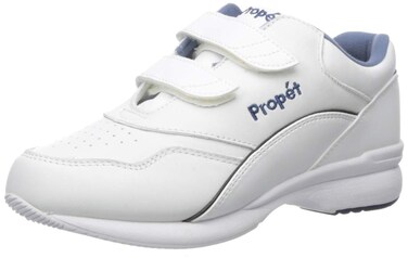 Prop&eacute;t womens Tour Walker Medicare/Hcpcs Code A5500 Diabetic walking shoes, White, 7 Wide US