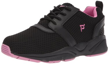 Prop&eacute;t Womens Stability X Walking Walking Sneakers Shoes - Black - Size 5 B