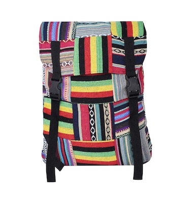 Bohemian Backpack &ndash; Boho Backpack Purse - Large Baja Backpack Hippie Backpack for Women Men Rasta