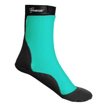 Seavenger SeaSnugs Beach Socks   Sand Skins For Outdoor Volleyball And Soccer   Kids, Mens, Womens (Seafoam, Large)