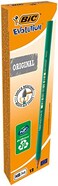 Bic Ecolutions Evolution 650 HB Pencil, &acirc;&euro;&ldquo; Green, 12 Count (Pack of 1)