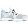 Dexter Womens Modern Bowling Shoes, Light Grey/Blue, 8.5 US