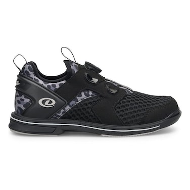 Dexter Womens Modern Bowling Shoes, Black/Leopard, 5 US