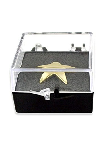PinMart Clear Plastic Gift Box For Pin With Protective Foam 10 Pack