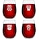 Cute Owl Wine Glass Set of 4   Stemless Wine Glasses with 4 Unique Loveable Owls   15 oz. Owl Decor Glasses   Makes Fun Owl for Women   Great Owl Kitchen Decor or New Home Gift Ideas   USA Made