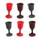 NentMent 6 Pack Silicone Shot Glasses 0.4 oz Unbreakable Mini Wine Glasses Portion Cups Portable Shot Glass for Liquor Soju Tequila Whiskey Baijiu Outdoor Travel Camping Alcohol Drinking Party