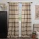 Mill House Stripe Black Panel Panel Curtains, Set of 2 Panels, 96" Long, Farmhouse Primitive Grain Sack Stripe Window Drapes, Beige &amp; Black