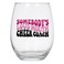 Somebody's Loud Mouth Cheer Coach wine glass, 21 Iz, Cheer Coach Gift