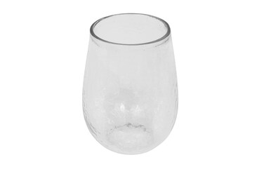 Creative Co-Op 14 Ounce Recycled Glass Stemless Wine Glasses