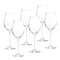 Barski Goblet - White Wine Glass -Crystal Glass - Water Glass - White Stem - Stemmed Glasses - Set of 6 Goblets - 14 oz Made in Europe