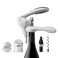 Rabbit Wine Tool Kit - 5 Piece   Essential Bar Tool Set   Corkscrew, Foil Cutter, Sealer/Preserver, Pourers/Stoppers   Ideal for Wine Opener Accessories Gift Tools, Silver, 5273722