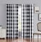 Truly Soft Everyday Buffalo Plaid Black Window Curtain (EC2093BW-4100)