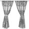 Popular Bath Silver Sinatra, Window Curtain