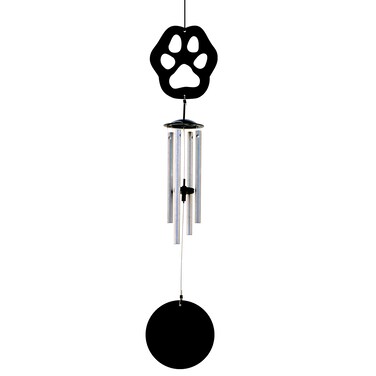 Jacob's Musical Silhouette Wind Chime, Paw Print