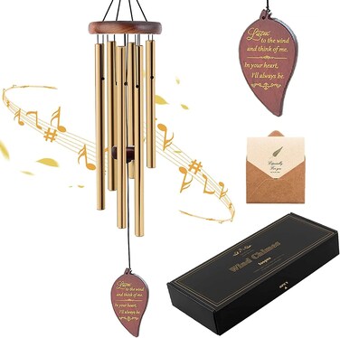 Serene Symphony: Premium Wind Chimes in an Elegant Box with Delightful Booklet for Home D&Atilde;&copy;cor and Relaxation