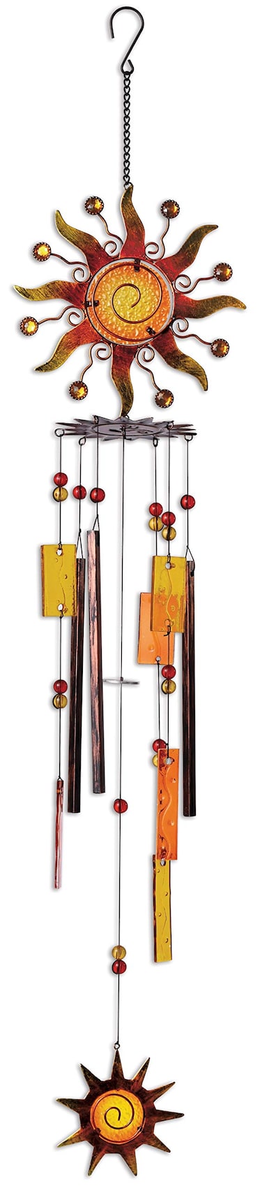 Sunset Vista Designs Spiral Sun Wind Chime, 37