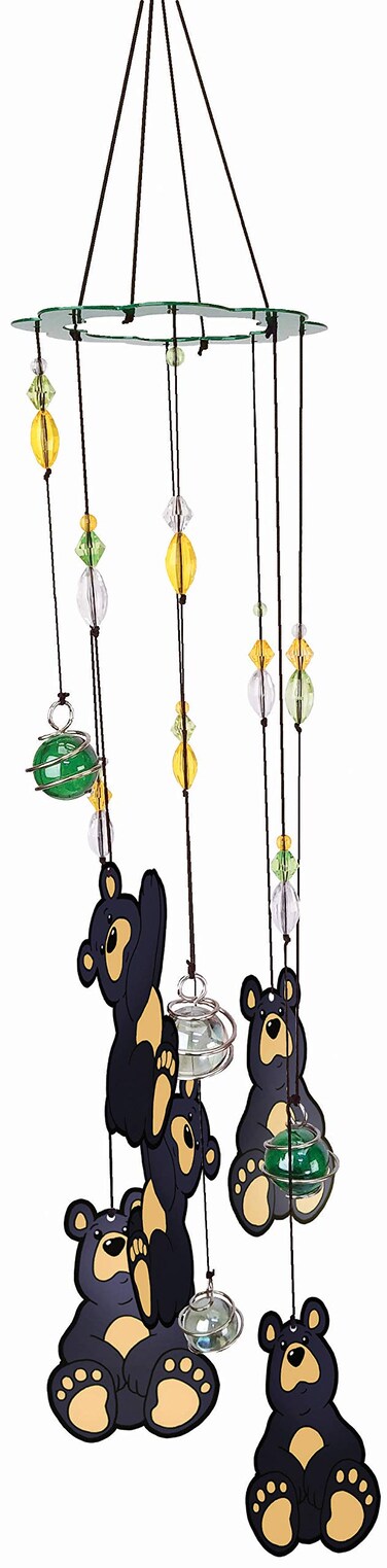 Spoontiques 11952 Wind Chime, Black