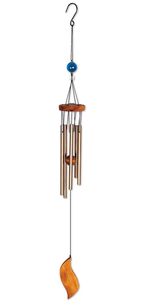 Sunset Vista Designs Metallic Capiz Wind Chime, 25
