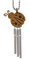 Jacob's Musical Car Charm, Ladybug, Mini Wind Chime