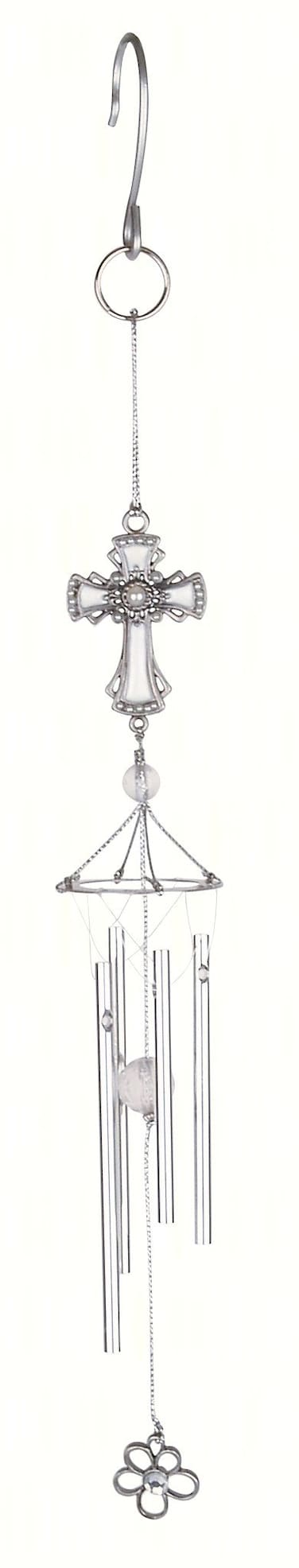 Carson Wind Chime-Pewterworks-Cross (19.25")