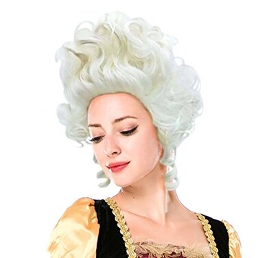 Wraith of East Colonial Wigs Ladies 18th Century Marie Antoinette Cosplay Adult Women, Silver