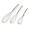 Stainless Steel Whisks with 3 Packs 8"+10"+12" Kitchen Whisk Set Kitchen Whip Kitchen Utensils Wire Whisk Balloon Whisk Set for Blending Whisking Beating and Stirring