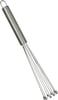 1 Pieces Wand Whisk, Mini Ball Whisk,Newness Durable Environmentally Friendly 304 Stainless Steel Ball Whisk Beater Egg Beater Manual Mixer Whisk Cooking Blender for Sauces,Eggs,Cream (12 In / 30.4cm)