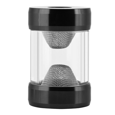Water Cooling Filter, PC Pump Reservoir Filter The impurities Produced by The Computer, Funnel Shap(Black)