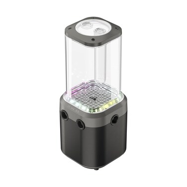 CORSAIR iCUE Link XD5 RGB Elite Pump-Reservoir Unit - D5 PWM Pump - 22 Addressable RGB LEDs - 440ml Transparent Reservoir - Stealth Gray