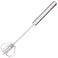 Push Down Rotary Whisk Blender Egg Whisk Hand Push Egg Beater Stainless Steel Eggbeater Semi-automatic Whisks for Making Cream ,Blending, Whisking, Beating (12 inch)