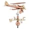 Good Directions Biplane Weathervane, Pure Copper, Airplane Weathervanes, Aviation D&Atilde;&copy;cor