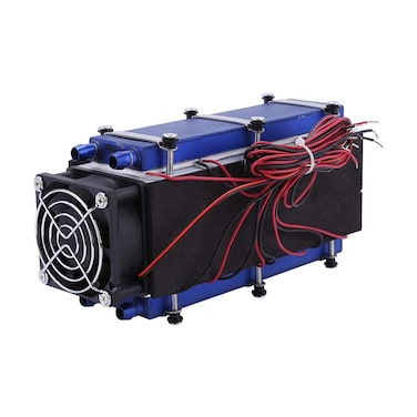 Thermoelectric Peltier Cooler, DC 12V 576W 8 Chip TEC1-12706 DIY Thermoelectric Cooler Refrigeration Cooling Fan System Heatsink Kit, Low Noise Air Cooling Device for Pet Bed, Test Bench, etc