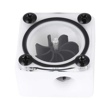 Water Cooling Meter,2Way G1/4 Thread Revolving Speed Water Cooling Meter Indicator for PC Water Cooling System (2 Way)