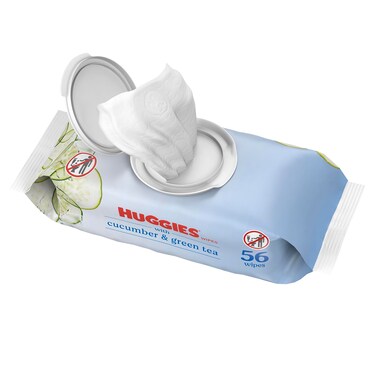 Huggies Refreshing Clean, Baby Wipes, 56 Count (Pack of 1)