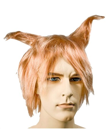 Flock Wig Mixed Blonde