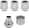 Corsair Hydro X Series XF Compression 10/13mm (3/8&acirc;&euro; / 1/2&acirc;&euro;) ID/OD Fitting Four Pack &acirc;&euro;&rdquo; Chrome