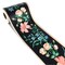 TOOLDECO Elegant Black Floral Wallpaper Border Peel and Stick Wall Decal Sticker for Wall Ceiling Bathroom Kitchen,4.2inch by 32.8ft