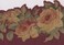 Norwall Pink Yellow Roses on Vine Red Floral Wallpaper Border Retro Design, Roll 15' x 4.75''