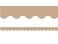 Teacher Created Resources Light Brown Scalloped Border Trim (TCR7129)