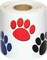 Teacher Created Resources Colorful Paw Prints Straight Rolled Border Trim - 50ft - Decorate Bulletin Boards, Walls, Desks, Windows, Doors, Lockers, Schools, Classrooms, Homeschool &amp; Offices