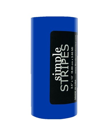 Borders Unlimited Royal Blue Simple Stripe