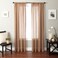 Softline Louvre Open Weave Window Sheer/Panel/Curtain/Drape/Treatment, Almond, 55" x 108