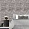 QIMAY 17.7&quot;X78.7&quot;Brick Stone Wallpaper Peel and Stick Textured Brick Self Adhesive Removable Wallpaper Home Decor Vinyl Film Wall Covering Roll
