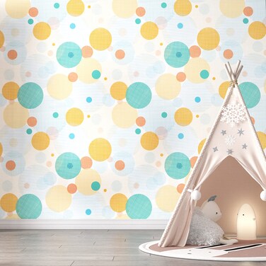 Locker Wallpaper Modern Peel and Stick Abstract Wallpaper 24" x 118" Colored Geometric Contact Paper for Walls Cabinets Bedside Table Bedroom Renters Temporary Self Adhesive Removable Wall Paper Roll