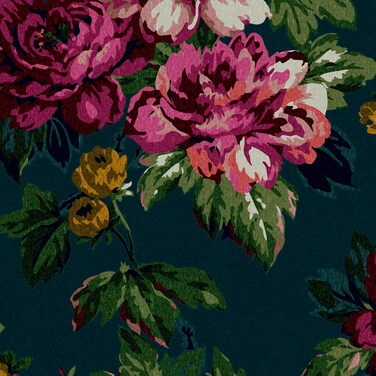 Joules Graham &amp; Brown Invite Floral Peacock Wallpaper, Rose