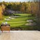 Kanworse Fall Golf Scenic of The Muskoka Region in Ontario Canvas Print Wallpaper Wall Mural Self Adhesive Peel &amp; Stick Wallpaper Home Craft Wall Decal Wall Poster Sticker for Living Room
