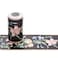 REDODECO Black Floral Pattern Molding Peel Stick Wall Border for Home Decor Bathroom Kitchen Wallpaper,4 inch by 32.8 feet