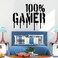 DNVEN Gamer Wall Decals Sports Series Vinyl Lettering Poster Handmade Teens Boys Room Decor Playroom Vinyl Wall Stickers Video Games Quotes 26 inches x 22 inches