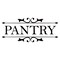 Pantry Vinyl Wall Decal Wall Art Decal for Pantry Room Door Home Decoration