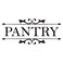 Pantry Vinyl Wall Decal Wall Art Decal for Pantry Room Door Home Decoration